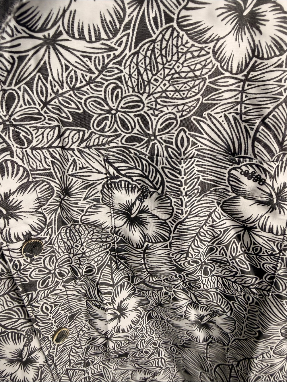 Tommy Bahama IslandZone Hawaiian Shirt Mens Large Tropical Floral Camp - Picture 3 of 7